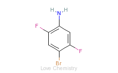 CAS:112279-60-4_4-溴-2,5-二氟苯胺的分子结构