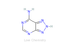 CAS:1123-54-2_8-氮杂腺嘌呤的分子结构