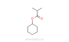 CAS:1129-47-1_2-甲基丙酸环己酯的分子结构