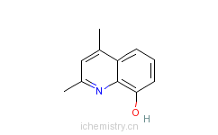 CAS:115310-98-0_2,4-二甲基-8-羟基喹啉的分子结构