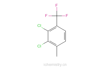 CAS:115571-58-9_2,3-二氯-4-三氟甲基甲苯的分子结构