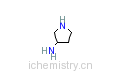 CAS:116183-82-5_(R)-3-氨基吡咯烷的分子结构