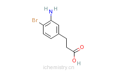 CAS:116530-55-3_3-氨基-4-溴苯丙酸的分子结构