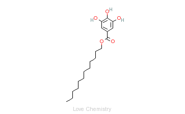 CAS:1166-52-5_没食子酸月桂酯的分子结构