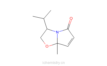 CAS:116910-11-3_(3S-CIS)-(+)-2,3-Dihydro-3-isopropyl-7a-methylpyrrolo[2,1-B] oxazol-5(7A H)-oneķӽṹ