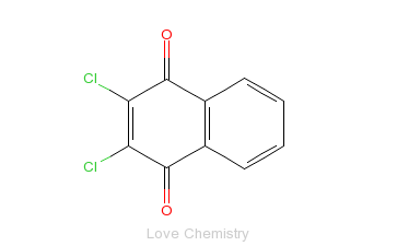 CAS:117-80-6_二氯萘醌的分子结构