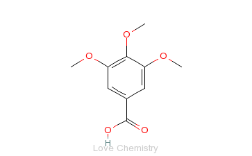 CAS:118-41-2_3,4,5-三甲氧基苯甲酸的分子结构