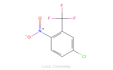 CAS:118-83-2_5-氯-2-硝基三氟甲苯的分子结构