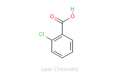 CAS:118-91-2_2-氯苯甲酸的分子结构