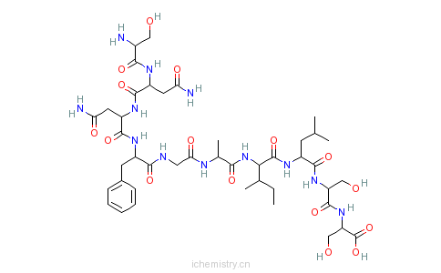 CAS:118068-30-7_SER-ASN-ASN-PHE-GLY-ALA-ILE-LEU-SER-SERķӽṹ