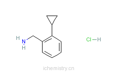 CAS:118184-64-8_2-环丙基苄胺盐酸盐的分子结构