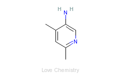 CAS:1193-71-1_2,4-二甲基-5-氨基吡啶的分子结构