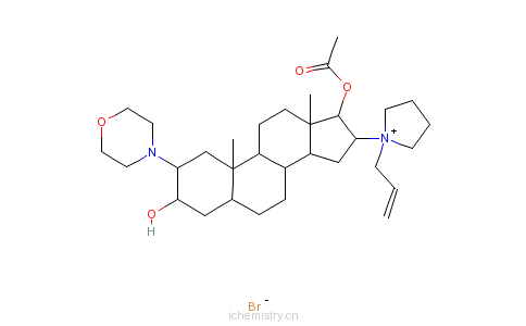CAS:119302-91-9_罗库溴铵的分子结构