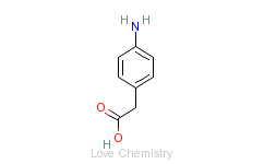 CAS:1197-55-3_对氨基苯乙酸的分子结构