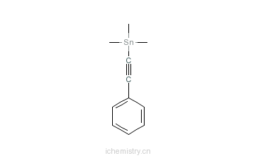 CAS:1199-95-7_三甲基(苯乙炔基)锡的分子结构