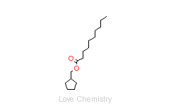 CAS:120-19-4_癸酸环戊基甲基酯的分子结构