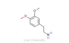 CAS:120-20-7_3,4-二甲氧基苯乙胺的分子结构