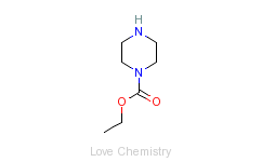 CAS:120-43-4_N-哌嗪甲酸乙酯的分子结构