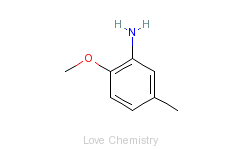 CAS:120-71-8_2-甲氧基-5-甲基苯胺的分子结构