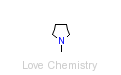 CAS:120-94-5_1-甲基吡咯烷的分子结构