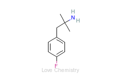 CAS:1200-27-7_1-(4-氟苯基)-2-甲基-2-丙胺的分子结构