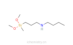 CAS:120939-52-8_N-[3-(二甲氧基甲基硅烷)丙基]丁-1-胺的分子结构