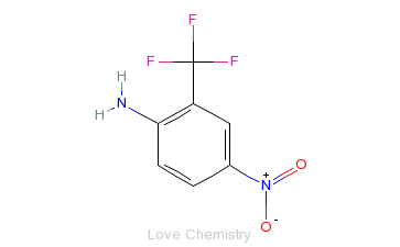 CAS:121-01-7_2-氨基-5-硝基三氟甲苯的分子结构