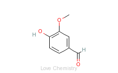 CAS:121-33-5_香兰素的分子结构
