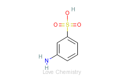 CAS:121-47-1_3-氨基苯磺酸的分子结构