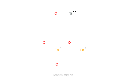 CAS:12168-54-6_四氧镍酸二铁的分子结构