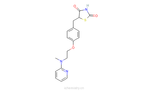 CAS:122320-73-4_罗格列酮的分子结构