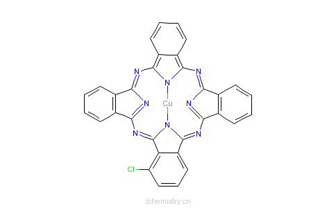 CAS:12239-87-1_颜料蓝15:2的分子结构