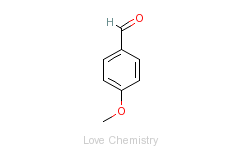 CAS:123-11-5_对甲氧基苯甲醛的分子结构