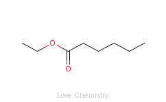 CAS:123-66-0_正己酸乙酯的分子结构