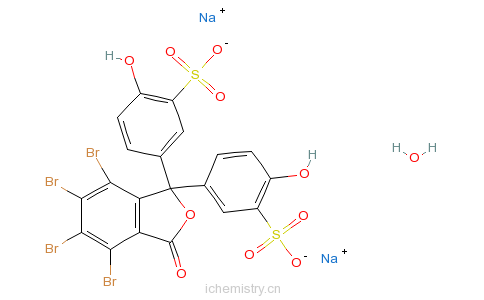 CAS:123359-42-2_磺溴酞钠的分子结构