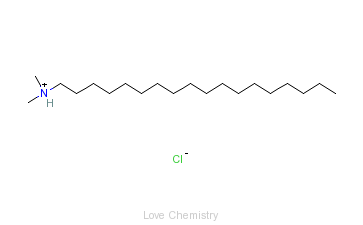 CAS:124-28-7_十八烷基二甲基叔胺的分子结构