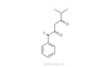 CAS:124401-38-3_4-甲基-3-酮基-N-苯基戊酰胺的分子结构