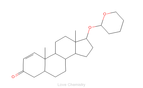 CAS:1247-69-4_1-睾酮四氢吡喃醚的分子结构