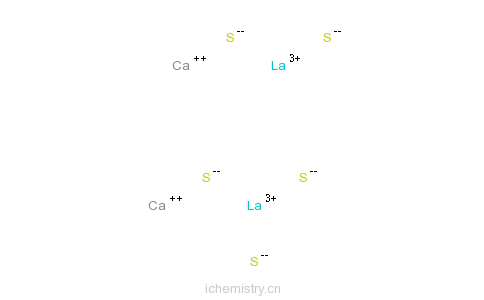 CAS:12525-03-0_硫化镧钙的分子结构