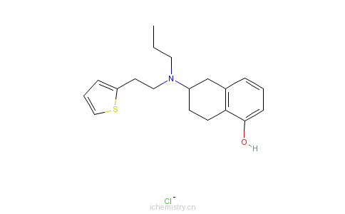 CAS:125572-93-2_盐酸罗替戈汀的分子结构