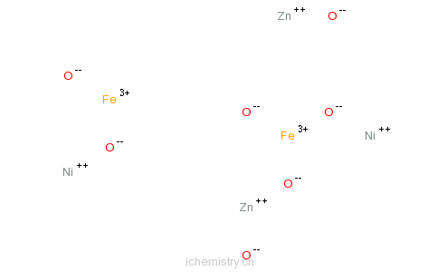 CAS:12645-50-0_氧化铁镍锌的分子结构