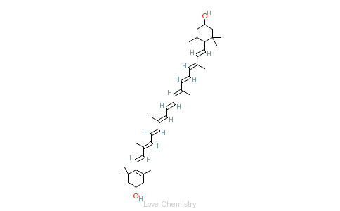 CAS:127-40-2_叶黄素的分子结构