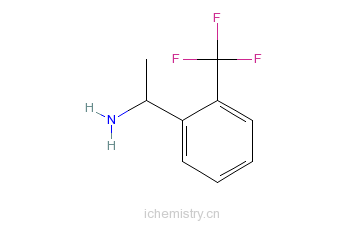 CAS:127733-39-5_(S)-1-[2-(三氟甲基)苯基]乙胺的分子结构