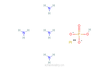 CAS:127733-98-6_四氨合磷酸氢铂的分子结构