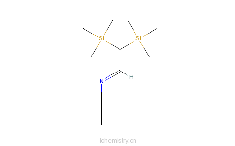 CAS:127896-07-5_Bis(trimethylsilyl)-N-tert-butylacetaldimineķӽṹ