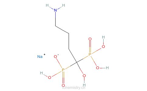 CAS:129318-43-0_阿伦膦酸钠的分子结构