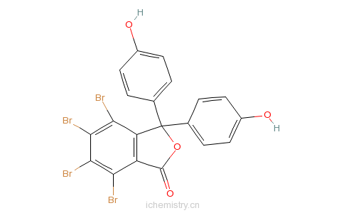 CAS:13027-28-6_四溴苯酚酞的分子结构
