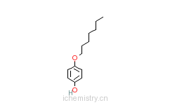CAS:13037-86-0_4-庚氧基苯酚的分子结构