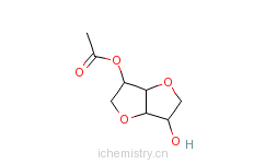 CAS:13042-39-2_异山梨醇-2-醋酸酯的分子结构