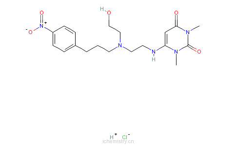 CAS:130656-51-8_盐酸尼非卡兰的分子结构